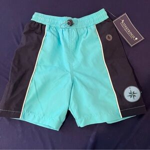 Retro Kitestrings Boys Swim Trunks Size 4 NEW